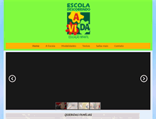 Tablet Screenshot of descobrindoavida.com.br